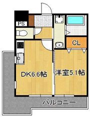 ラ・ヴェリテ鍛冶町の間取り画像