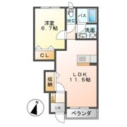 コンフォーティアの間取り画像