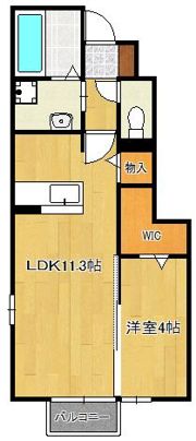 HN’s D-room in楡の間取り画像