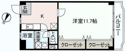 山崎ビルの間取り画像