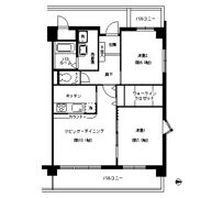 グレイスコート元住吉の間取り画像