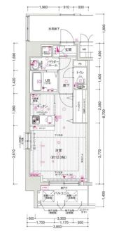 エスリード福島リバーフロントの間取り画像