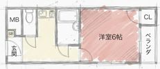 ホワイティ18の間取り画像