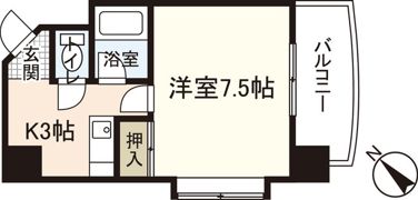 アーバン田部Ⅲの間取り画像