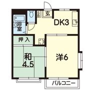 コーポアオキの間取り画像
