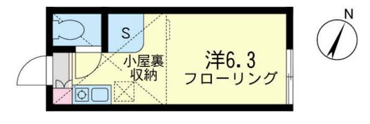 ユナイトステージ鹿島田ジュリエットの間取り画像