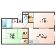 プレジール東川原の間取り画像