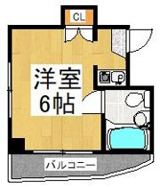 クレストアサカの間取り画像