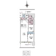 スプランディッド大阪EASTの間取り画像