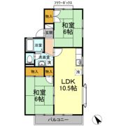 シャンブル岡田の間取り画像