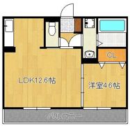 イオメール折尾 A棟の間取り画像
