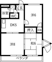 シャトーK1の間取り画像