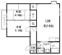 リバーランドジョイE棟の間取り画像