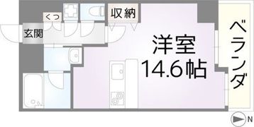セレニテ梅田北Premiumの間取り画像