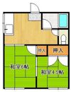 若葉荘の間取り画像