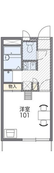 レオパレスエスポワールの間取り画像