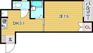 レジデンス大和Ⅱの間取り画像