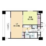 レジディア江坂の間取り画像