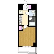 スパシエソリデ武蔵小杉 敷無し礼0．5（禁煙）の間取り画像