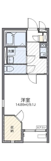 レオネクスト矢シ塚Bの間取り画像