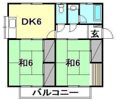 美幸ハイツの間取り画像
