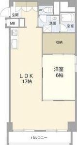 茶屋ヶ坂コータースの間取り画像