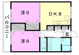 双葉ハイツA棟の間取り画像