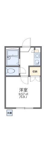 レオパレス中野第6の間取り画像