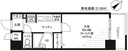 メインステージ巣鴨の間取り画像
