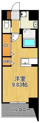 LEGEND鍛冶町の間取り画像