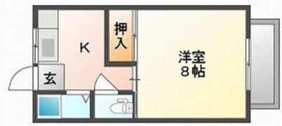 コーポ森嶋Ⅰの間取り画像