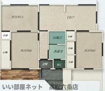 ミライクルKITAの間取り画像
