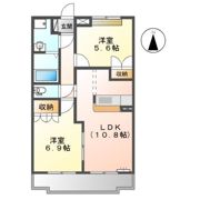ルワンジュⅡの間取り画像
