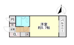 ビシック西進の間取り画像
