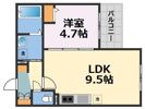 Louis Apartment 長瀬ノールの間取り画像
