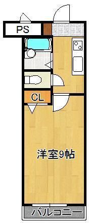 ギャラン南小倉の間取り画像