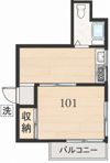 若宮カラタハイツの間取り画像
