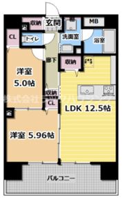 スカイコクーンの間取り画像