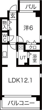 ヴェール香流通りの間取り画像