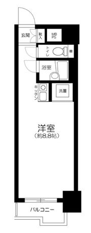 モンテベルデ横浜の間取り画像
