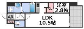 ワールドアイ大阪フェリーチェの間取り画像