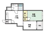 ラフォール寝屋川Bの間取り画像
