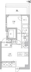 ルーチェ高輪の間取り画像