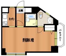 スカイコート高田馬場第2の間取り画像