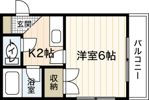 エステート三滝の間取り画像