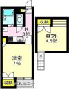 シティーパレス上中居第一の間取り画像