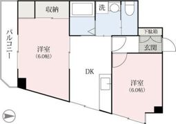 エフ・フラッツ駅前マンションの間取り画像