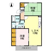 コスメティックスオオフク H棟の間取り画像