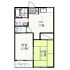 メゾンベルウッドFの間取り画像