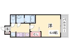 プレサンスTHE神戸の間取り画像